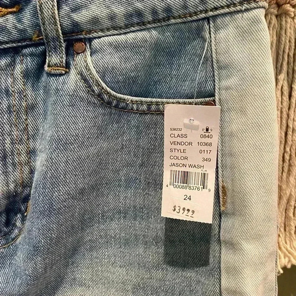 PACSUN JASON WASH TWO TONED JEAN SKIRT NWT - Picture 4 of 8